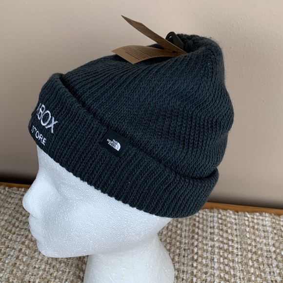 north face fleece lined beanie